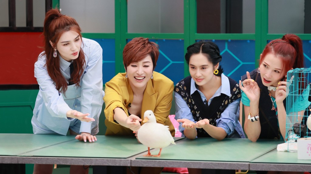 四人去年曾一同拍內地節目《請吃飯的姐姐》。